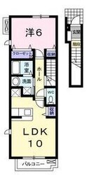 ラフレシールの物件間取画像